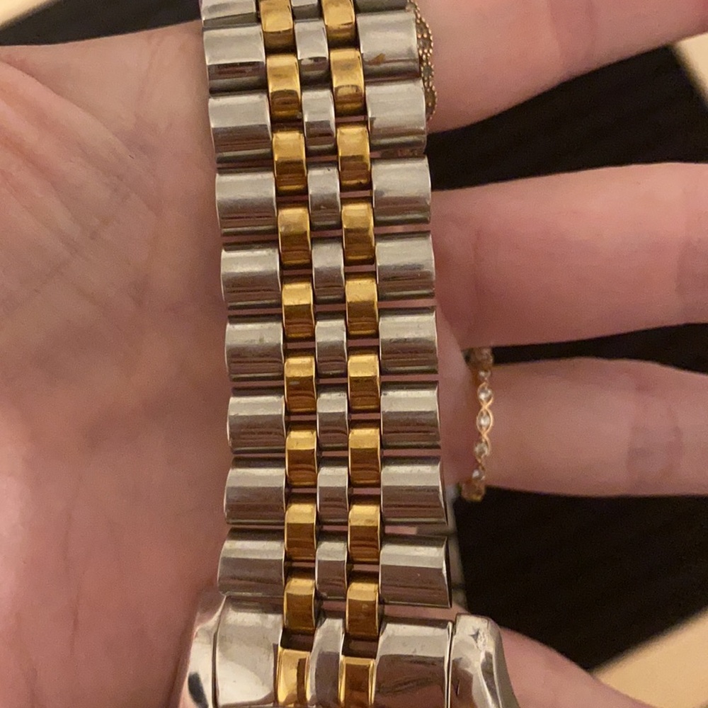 10 stars Michael Kors Lexington Chrono Watch $356 Two Tone - Picture 3 of 14